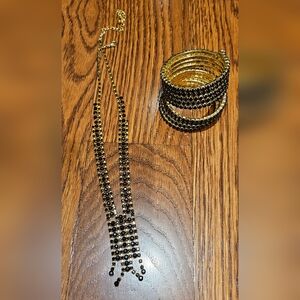 Chasing Fireflies Movie Star Gold Necklace and Bracelet